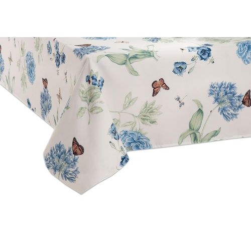 레녹스 Lenox Butterfly Meadow Blue 52x70 Oblong Tablecloth