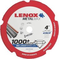 LENOX Tools METALMAX Cut Off Wheel, Diamond Edge, 4-Inch x 3/8-Inch (1972919)