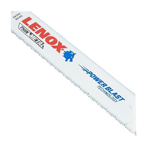 레녹스 LENOX Tools Bi-Metal Reciprocating Saw Blade, General Purpose, 6-inch, 24 TPI, 25-Pack (20496B624R)