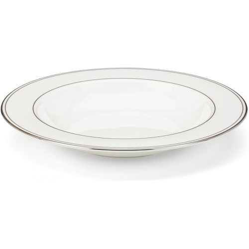 레녹스 Lenox Federal Platinum Rimmed, Pasta/Soup Bowl, White