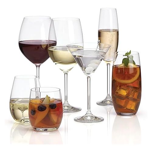 레녹스 Lenox Tuscany Classics Small Tumbler Set, Buy 4 Get 6, 3.30 LB, Clear,12 Ounce