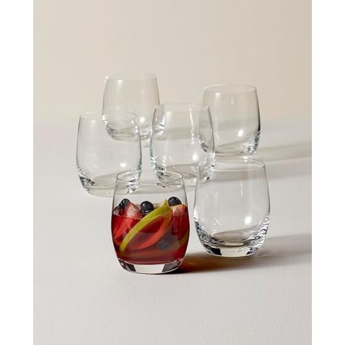 레녹스 Lenox Tuscany Classics Small Tumbler Set, Buy 4 Get 6, 3.30 LB, Clear,12 Ounce