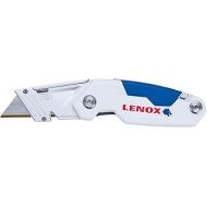 LENOX Utility Knife with 3 Bi-Metal Blades, Retractable, Foldable and Portable, Blade Storage (LXHT10601)