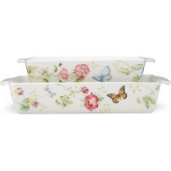 Lenox Butterfly Meadow Rectangular Baker 2-Piece Set, 9.70, Multi