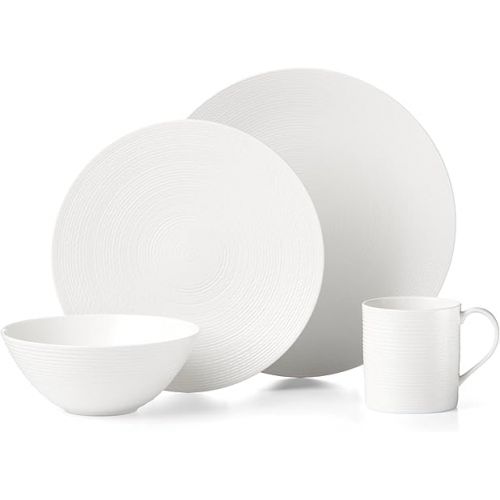 레녹스 Lenox Lx Collective White Mugs, Set of 4, 2.60 LB