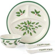 Lenox 885787 Holiday-Children's 4-Piece Dinner-Set