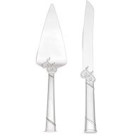 Lenox 812615 True Love Cake Knife & Server, Metallic