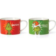 Lenox 894171 Merry Grinchmas Naughty & Nice Mugs