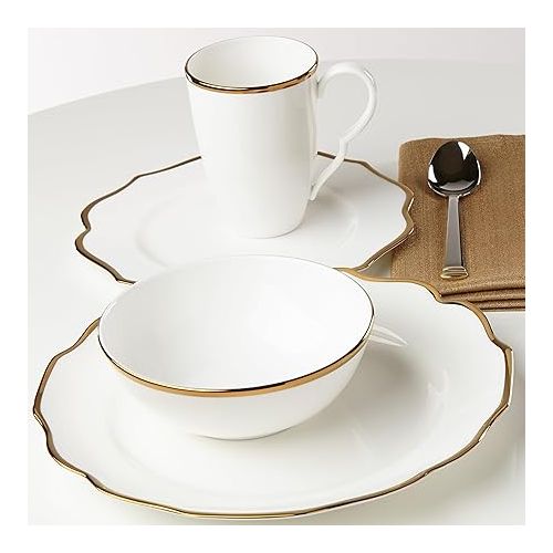 레녹스 Lenox Contempo Luxe 4-Piece Place Setting, 4.65 LB, White