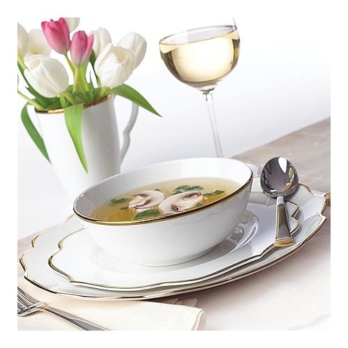 레녹스 Lenox Contempo Luxe 4-Piece Place Setting, 4.65 LB, White