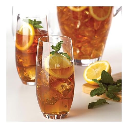 레녹스 Lenox Tuscany Classics Large Tumbler Set, Buy 4 Get 6, 6 Count (Pack of 1), Clear