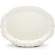 Lenox French Perle Oval Platter, White -