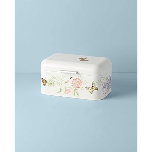 레녹스 Lenox Butterfly Meadow Breadbox, 2.55 LB, Multi