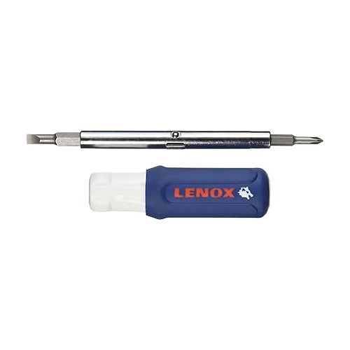 레녹스 LENOX Tools Screwdriver, 6-in-1 Multi-Tool (23931), Blue