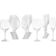 Lenox Tuscany Classics Mixed Glass, 18 Piece Set, Clear