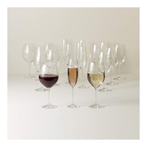 레녹스 Lenox Tuscany Classics Mixed Glass, 18 Piece Set, Clear