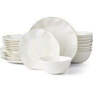 Lenox White Blue Bay Piece Dinnerware Set, 24 Count