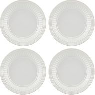 Lenox 895720 French Perle Groove Dessert Plates, Set Of 4, White