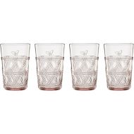 Lenox Pink Butterfly Meadow Tall Glasses, Set of 4, 4 Count