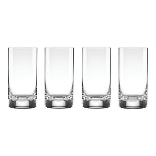 레녹스 Lenox Tuscany Classics 4-Piece Highball Glass Set, 4 Count (Pack of 1), Clear