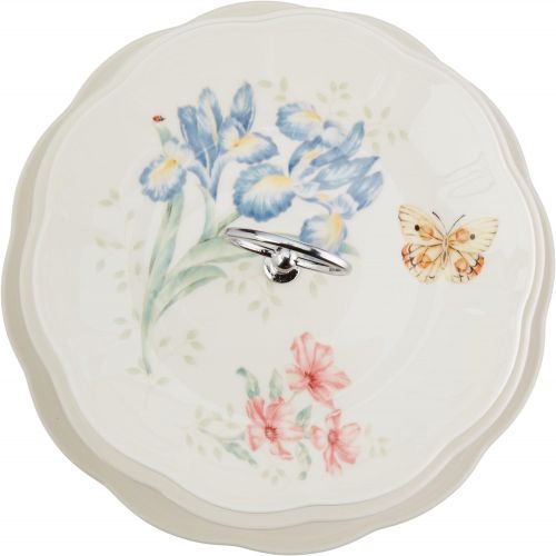 레녹스 Lenox 825847 Butterfly Meadow 3-tiered Server, 4.1 LB, Multi