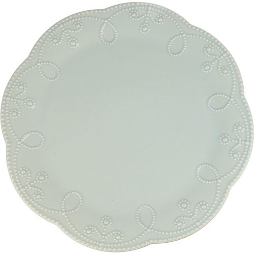 레녹스 Lenox French Perle Pedestal Cake Plate, Medium, Ice Blue - 824766