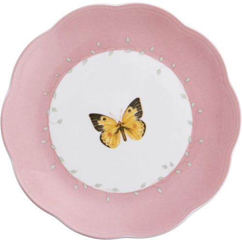 레녹스 Lenox Butterfly Meadow 4-piece Dessert Plate Set, 3.15 LB, Multi