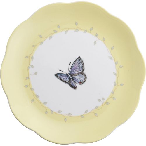 레녹스 Lenox Butterfly Meadow 4-piece Dessert Plate Set, 3.15 LB, Multi