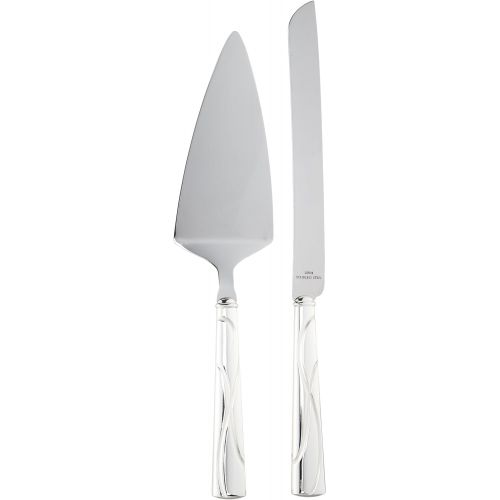 레녹스 Lenox Adorn Cake Knife & Server Set, Silver