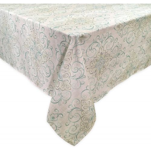 레녹스 Lenox French Perle Charmed Tablecloth, 60 x 120