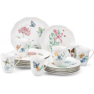 Lenox 6342794 Butterfly Meadow 18-Piece Dinnerware Set