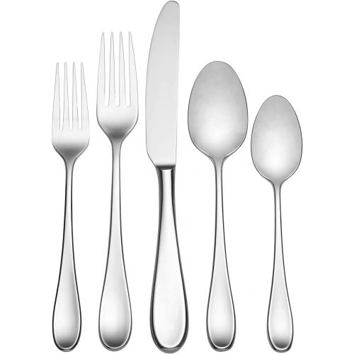 레녹스 Lenox Chesterbrook Satin 18/10 Stainless 5pc. Place Setting (Service for One)