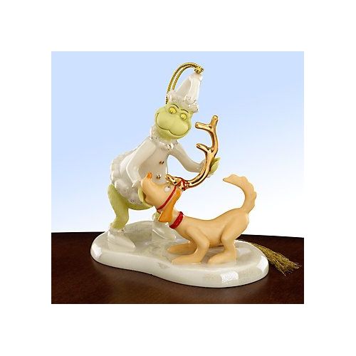 레녹스 Lenox Dr. Seuss All I Need is a Reindeer Grinch Ornament NEW in Box