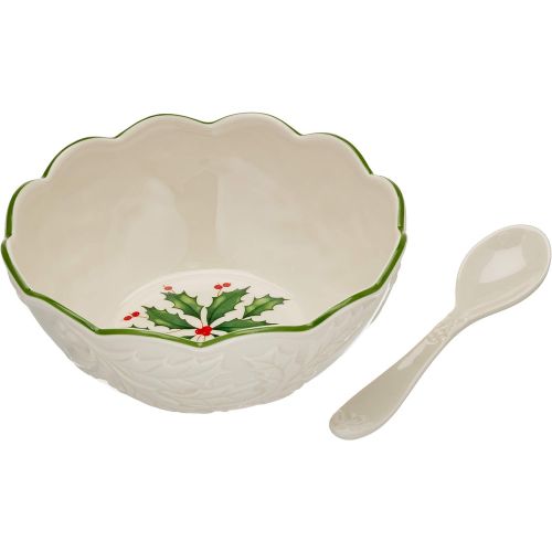 레녹스 Lenox Holiday Dip Bowl with Spoon