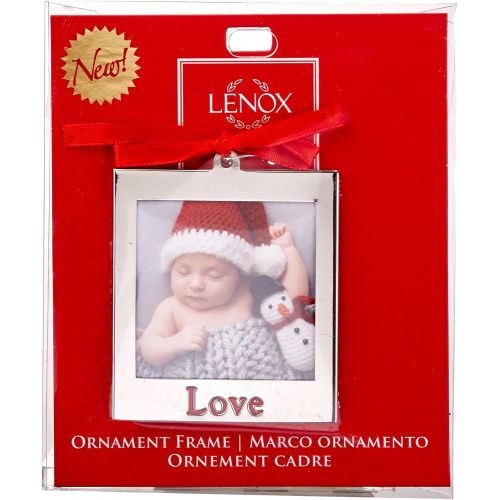 레녹스 Lenox 870946 Silver Plate Love Frame Ornament