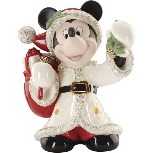 레녹스 Lenox Snowy Day with Mickey Figurine