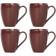 Lenox Trianna Merlot 4-piece Mug Set, 3.30 LB, Red