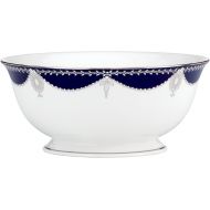 Lenox Empire Pearl Indigo Large Serving Bowl, 2.45 LB, Blue