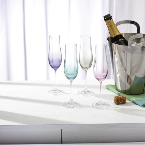 레녹스 Lenox Tuscany Classics Lustre Pastel Champagne Flutes (Set of 4)