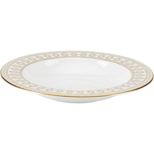 레녹스 Lenox Gilded Pearl Rimmed Bowl, 1.00 LB, White