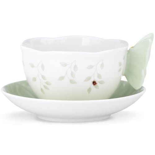 레녹스 Lenox Butterfly Meadow Fig Grn Cup & Scr