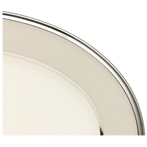 레녹스 Lenox Ivory Frost Platinum Banded Ivory China 13-Inch Oval Platter