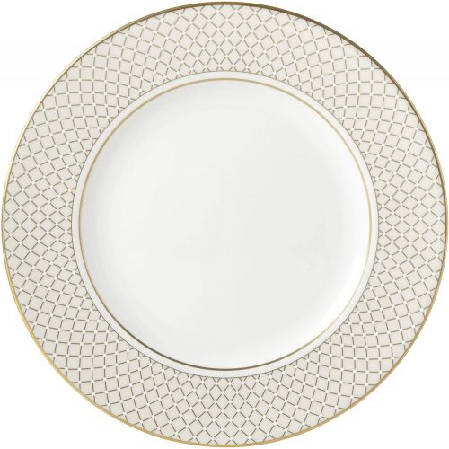 레녹스 Lenox Venetian Lace Gold Dinner Plate, 1.35 LB, Metallic