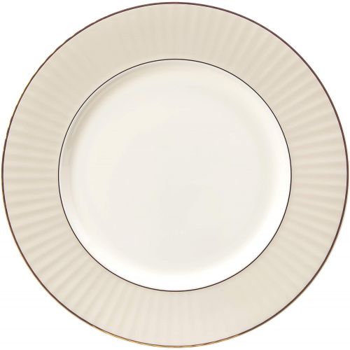 레녹스 Lenox Pleated Colors 4-Piece Place Setting, 4.75 LB, Taupe/Grey