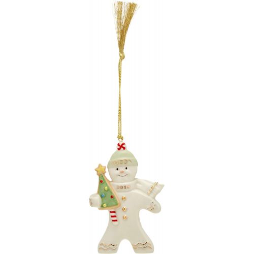 레녹스 Lenox 2018 Gingerbread Greetings Ornament