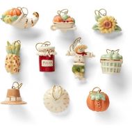 Lenox Mini Pumpkin 10-Piece Ornament & Tree Set, 7.20 LB, Multi, 11