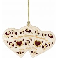 Lenox 2010 First Christmas Together Heart Ornament