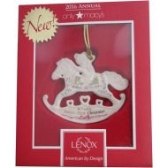 Lenox 2016 Baby’s First Christmas Rocking Horse Ornament