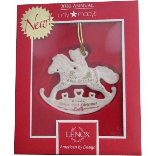 레녹스 Lenox 2016 Baby’s First Christmas Rocking Horse Ornament