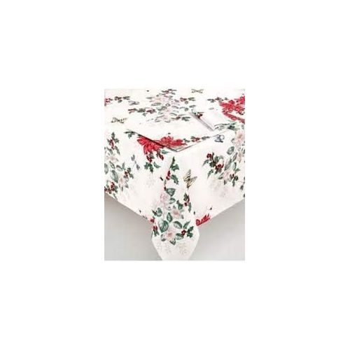 레녹스 Lenox Butterfly Meadow Poinsettia 120 Oblong Tablecloth